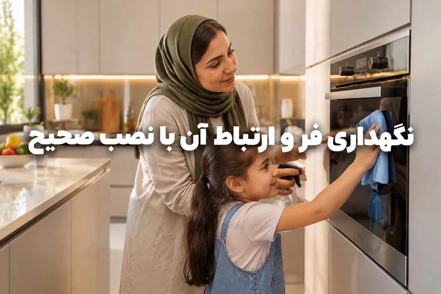 ابعاد استاندارد فر توکار چقدر است؟